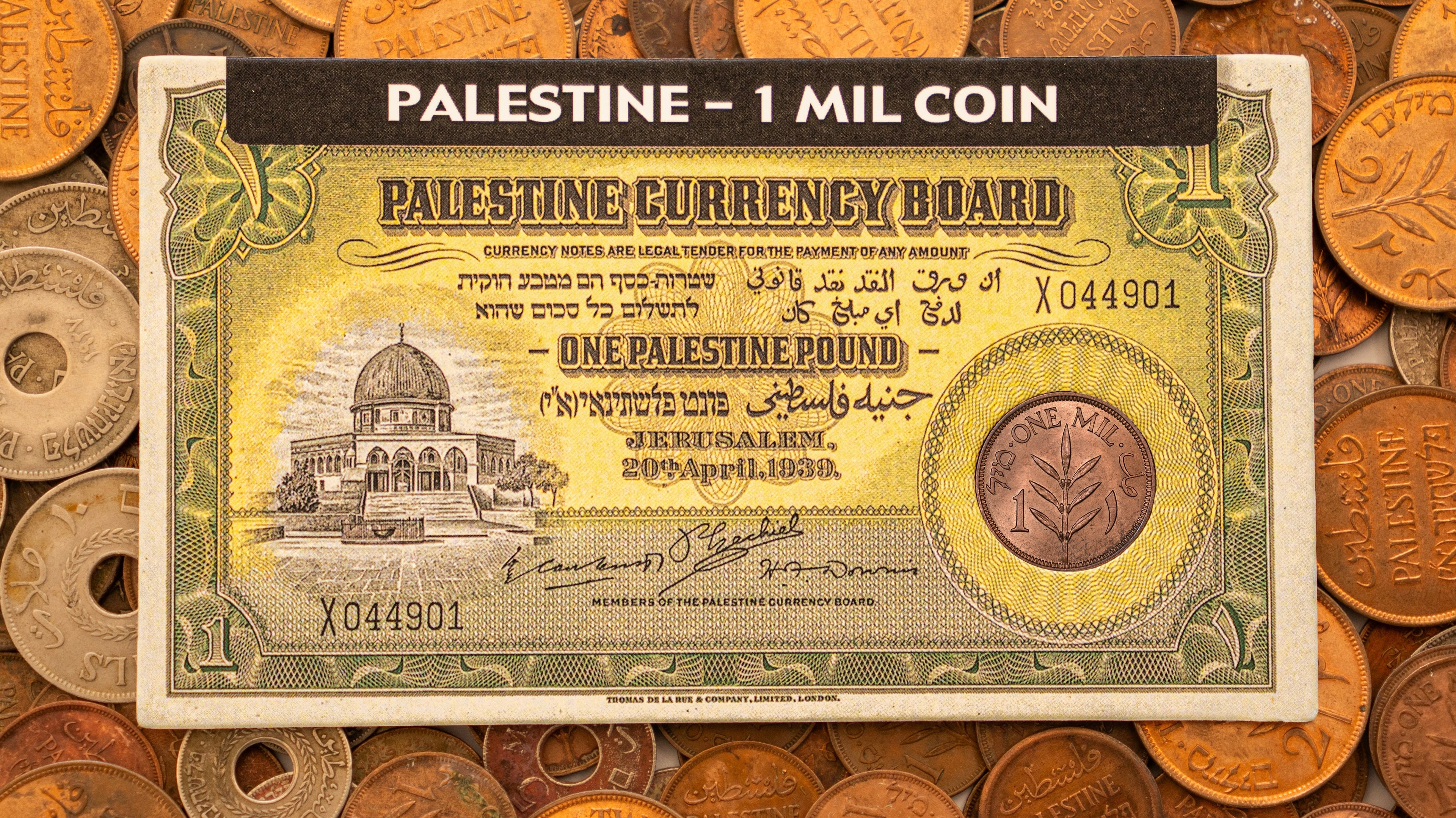 PALESTINE 1 MIL COIN